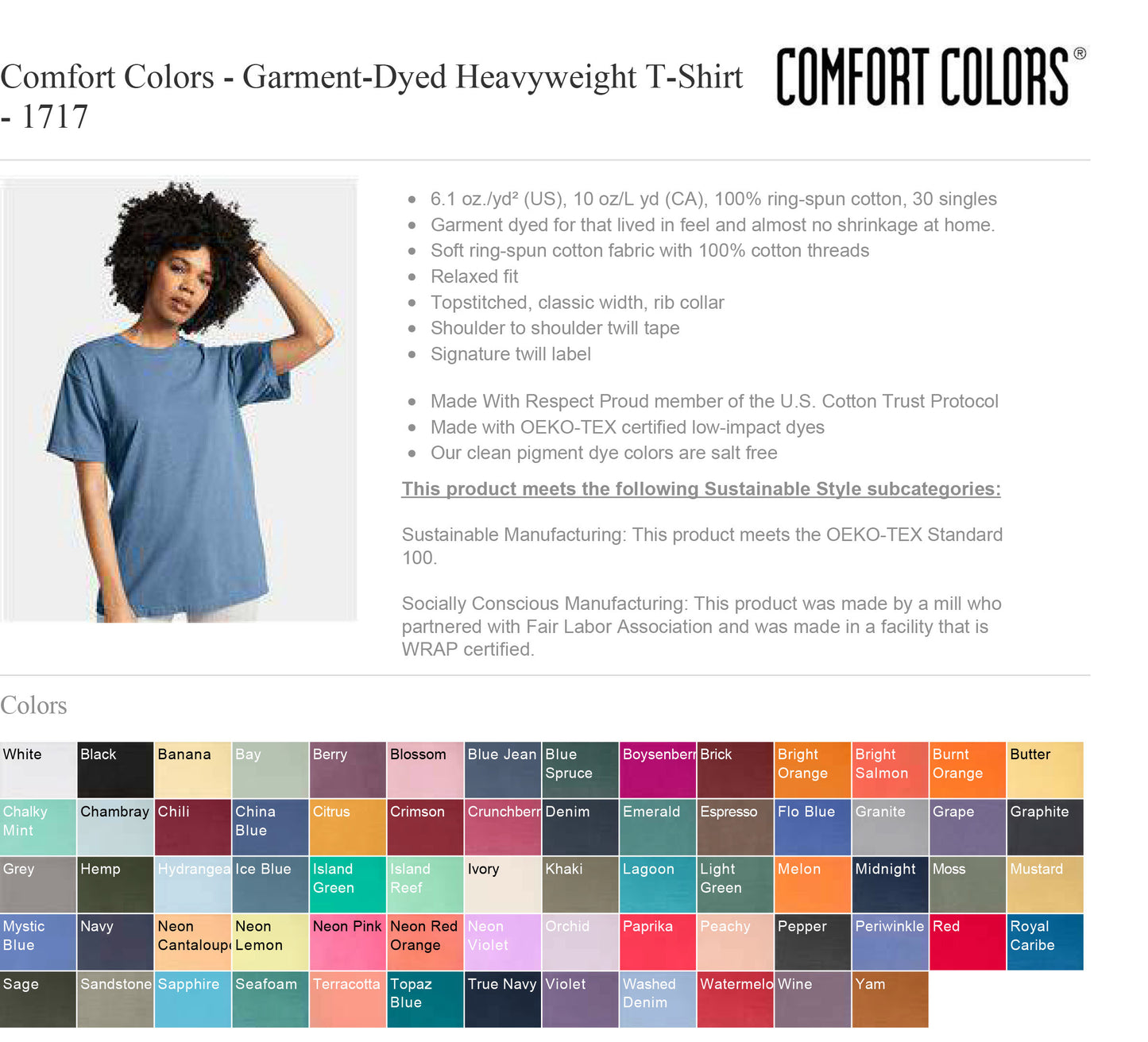 Merry Christmas Tree - Comfort Colors